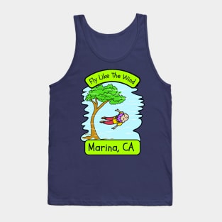 Fly Like The Wind In Marina California Tank Top